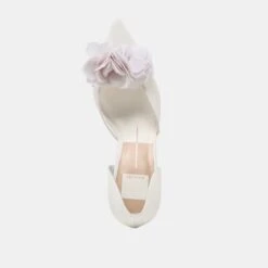 EVELIN HEELS WHITE MESH(Evelin Heels White Mesh) -Dolce Vita Shop DOLCEVITA HEELS EVELIN WHITE MESH 06