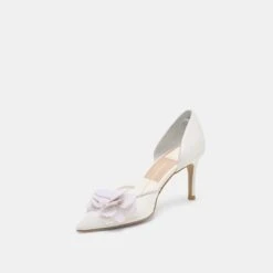 EVELIN HEELS WHITE MESH(Evelin Heels White Mesh) -Dolce Vita Shop DOLCEVITA HEELS EVELIN WHITE MESH 08