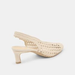 FAWNE HEELS CREME WOVEN STELLA(Fawne Heels Creme Woven Stella) -Dolce Vita Shop DOLCEVITA HEELS FAWNE CREMEWOVENSTELLA 03