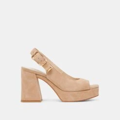 FLORES HEELS BAMBOO SUEDE(Flores Heels Bamboo Suede)
