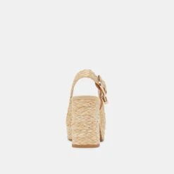 FLORES HEELS NATURAL RAFFIA(Flores Heels Natural Raffia) -Dolce Vita Shop DOLCEVITA HEELS FLORES NATURALRAFFIA 05