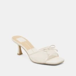 GALEN HEELS WHITE TULLE(Galen Heels White Tulle) -Dolce Vita Shop DOLCEVITA HEELS GALEN WHITETULE 01