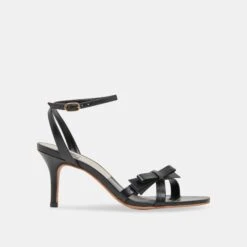GALOR HEELS BLACK LEATHER(Galor Heels Black Leather)