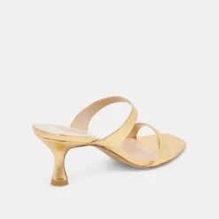 GENORA HEELS GOLD DISTRESSED LEATHER(Genora Heels Gold Distressed Leather) -Dolce Vita Shop DOLCEVITA HEELS GENORA GOLDDISTRESSEDLEATHER 03