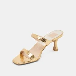 GENORA HEELS GOLD DISTRESSED LEATHER(Genora Heels Gold Distressed Leather) -Dolce Vita Shop DOLCEVITA HEELS GENORA GOLDDISTRESSEDLEATHER 08