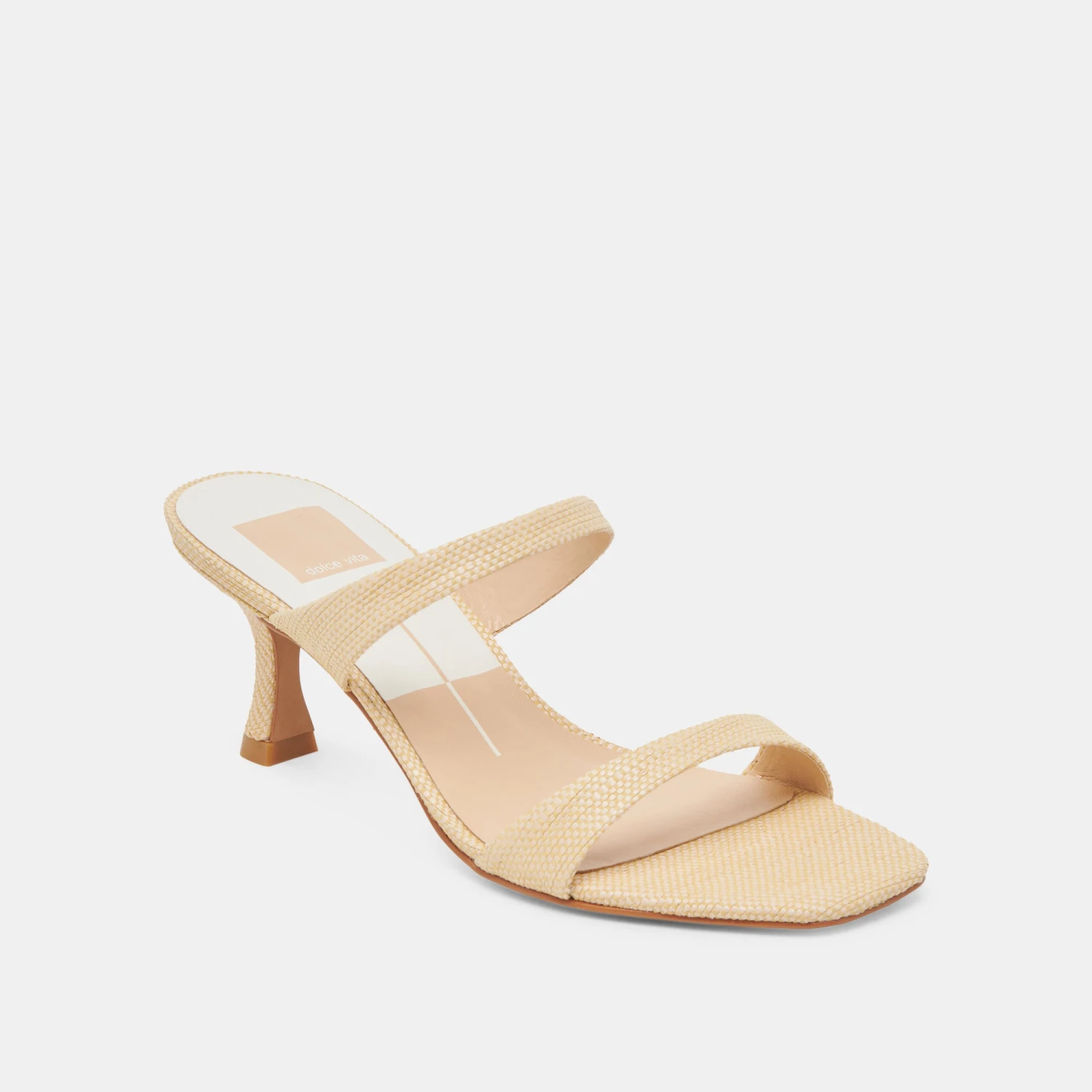 GENORA WIDE HEELS LT NATURAL WOVEN RAFFIA(Genora Wide Heels Lt Natural Woven Raffia) 2 GENORA WIDE HEELS LT NATURAL WOVEN RAFFIA(Genora Wide Heels Lt Natural Woven Raffia) - Image 2