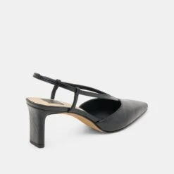 GINAY HEELSBLACK LEATHER(Ginay Heels Black Leather) -Dolce Vita Shop DOLCEVITA HEELS GINAY BLACKLEATHER 03