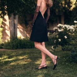 GINAY HEELSBLACK LEATHER(Ginay Heels Black Leather) -Dolce Vita Shop DOLCEVITA HEELS GINAY BLACK LEATHER 1