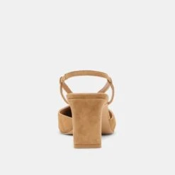 GINAY HEELS LT BROWN SUEDE(Ginay Heels Lt Brown Suede) -Dolce Vita Shop DOLCEVITA HEELS GINAY LTBROWNSUEDE 05