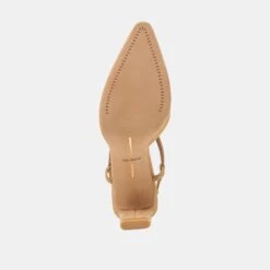 GINAY HEELS LT BROWN SUEDE(Ginay Heels Lt Brown Suede) -Dolce Vita Shop DOLCEVITA HEELS GINAY LTBROWNSUEDE 07