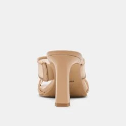 GITEL WIDE HEELS LIGHT TAN MESH(Gitel Wide Heels Light Tan Mesh) -Dolce Vita Shop DOLCEVITA HEELS GITEL LIGHTTANMESH 05