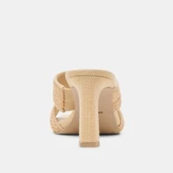 GITEL WIDE HEELS LT NATURAL RAFFIA(Gitel Wide Heels Lt Natural Raffia) -Dolce Vita Shop DOLCEVITA HEELS GITEL LTNATRUALRAFFIA 05