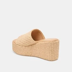 JOCLYN WEDGES LT NATURAL RAFFIA(Joclyn Wedges Lt Natural Raffia) -Dolce Vita Shop DOLCEVITA HEELS JOCLYN NATURALRAFFIA 08