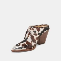 JOLYN HEELS COCOA TAURUS CALF HAIR(Jolyn Heels Cocoa Taurus Calf Hair) -Dolce Vita Shop DOLCEVITA HEELS JOLYN COCOATAURUSCLAFHAIR 08