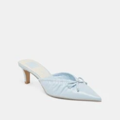 KAIRI MID HEELS ICE BLUE CRINKLE PATENT(Kairi Mid Heels Ice Blue Crinkle Patent) -Dolce Vita Shop DOLCEVITA HEELS KAIRIMID ICEBLUECRINKLEPATENT 01