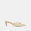 KAIRI MID HEELS LIGHT YELLOW CRINKLE PATENT(Kairi Mid Heels Light Yellow Crinkle Patent)