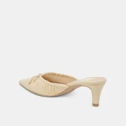 KAIRI MID HEELS LIGHT YELLOW CRINKLE PATENT(Kairi Mid Heels Light Yellow Crinkle Patent) -Dolce Vita Shop DOLCEVITA HEELS KAIRIMID LIGHTYELLOWCRINKLEPATENT 09
