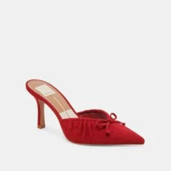 KAIRI HEELS CRIMSON SUEDE(Kairi Heels Crimson Suede) -Dolce Vita Shop DOLCEVITA HEELS KAIRI CRIMSONSUEDE 01
