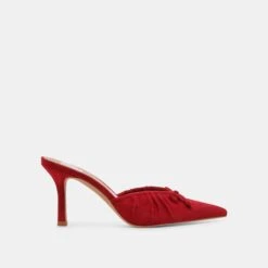 KAIRI HEELS CRIMSON SUEDE(Kairi Heels Crimson Suede)