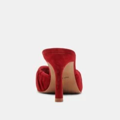 KAIRI HEELS CRIMSON SUEDE(Kairi Heels Crimson Suede) -Dolce Vita Shop DOLCEVITA HEELS KAIRI CRIMSONSUEDE 05