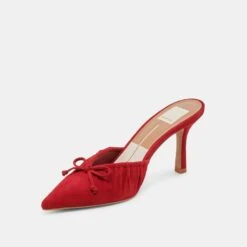KAIRI HEELS CRIMSON SUEDE(Kairi Heels Crimson Suede) -Dolce Vita Shop DOLCEVITA HEELS KAIRI CRIMSONSUEDE 09