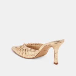 KAIRI HEELS GOLD DISTRESSED LEATHER(Kairi Heels Gold Distressed Leather) -Dolce Vita Shop DOLCEVITA HEELS KAIRI GOLD DISTRESSED LEATHER 09