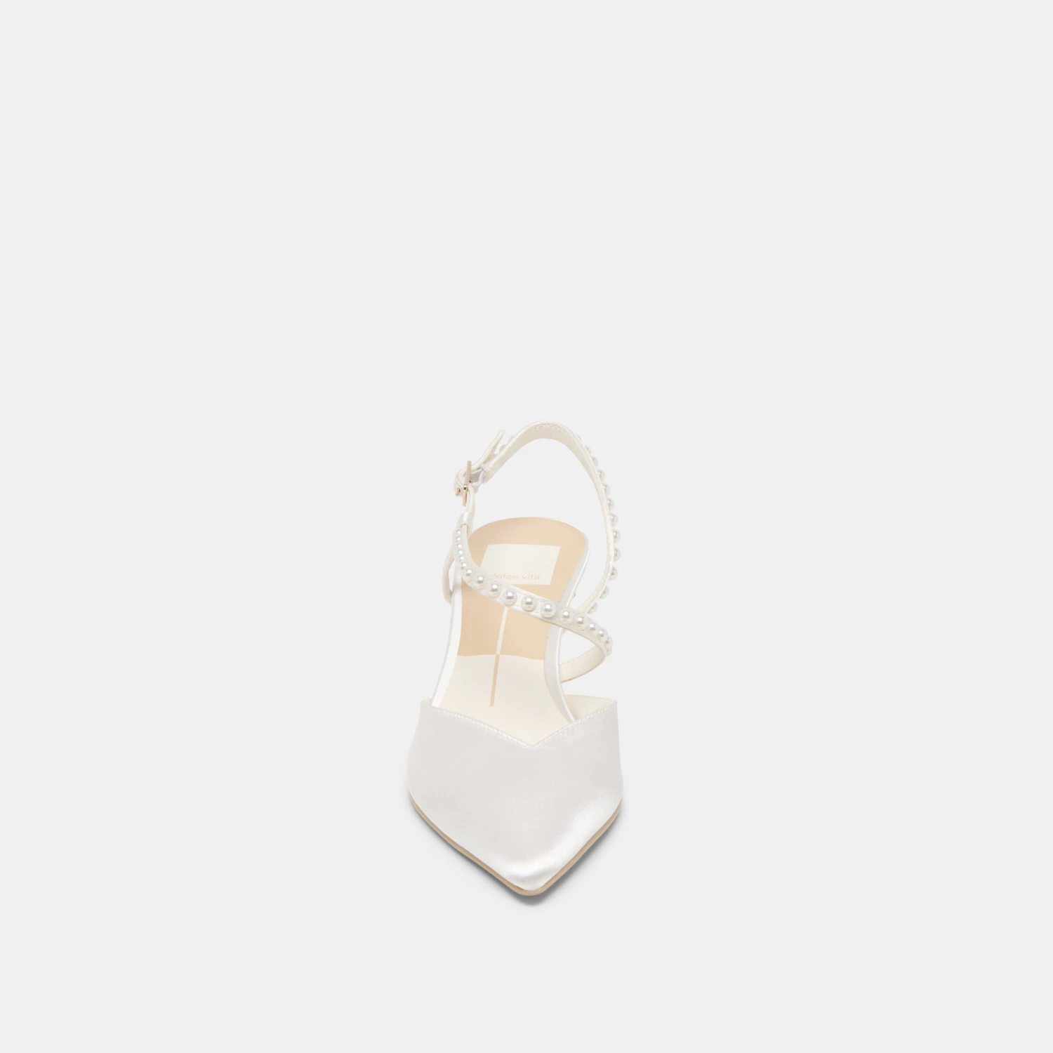 KAMRA PEARL MID HEELS TRUE WHITE SATIN(Kamra Pearl Mid Heels True White Satin) 8 KAMRA PEARL MID HEELS TRUE WHITE SATIN(Kamra Pearl Mid Heels True White Satin) - Image 8