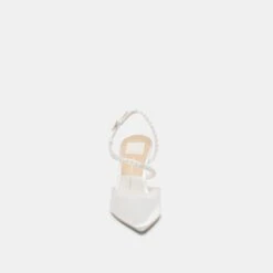 KAMRA PEARL HEELS TRUE WHITE SATIN(Kamra Pearl Heels True White Satin) -Dolce Vita Shop DOLCEVITA HEELS KAMRAPEARL TRUEWHITESATIN 04