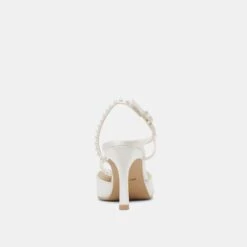 KAMRA PEARL HEELS TRUE WHITE SATIN(Kamra Pearl Heels True White Satin) -Dolce Vita Shop DOLCEVITA HEELS KAMRAPEARL TRUEWHITESATIN 05