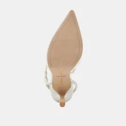 KAMRA PEARL HEELS TRUE WHITE SATIN(Kamra Pearl Heels True White Satin) -Dolce Vita Shop DOLCEVITA HEELS KAMRAPEARL TRUEWHITESATIN 07