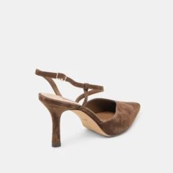 KAMRA HEELS DK BROWN SUEDE(Kamra Heels Dk Brown Suede) -Dolce Vita Shop DOLCEVITA HEELS KAMRA DKBROWNSUEDE 03