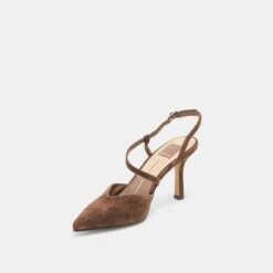 KAMRA HEELS DK BROWN SUEDE(Kamra Heels Dk Brown Suede) -Dolce Vita Shop DOLCEVITA HEELS KAMRA DKBROWNSUEDE 09