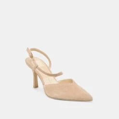 KAMRA HEELS CAMEL SUEDE(Kamra Heels Camel Suede) -Dolce Vita Shop DOLCEVITA HEELS KAMRA LTBROWNSUEDE 01