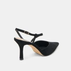 KAMRA HEELS ONYX SUEDE(Kamra Heels Onyx Suede) -Dolce Vita Shop DOLCEVITA HEELS KAMRA ONYXSUEDE 03