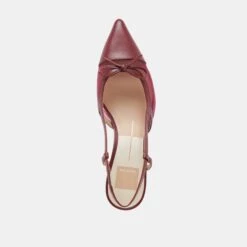 KANDI HEELS MAROON MESH(Kandi Heels Maroon Mesh) -Dolce Vita Shop DOLCEVITA HEELS KANDI MAROONMESH 06