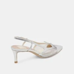 KANDI HEELS SILVER MESH(Kandi Heels Silver Mesh) -Dolce Vita Shop DOLCEVITA HEELS KANDI SILVERMESH 03