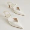 KANIKA PEARL MID HEELS VANILLA PEARLS(Kanika Pearl Mid Heels Vanilla Pearls)