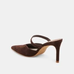 KANIKA HEELS DK BROWN SUEDE(Kanika Heels Dk Brown Suede) -Dolce Vita Shop DOLCEVITA HEELS KANIKA DKBROWNSUEDE 08