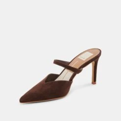 KANIKA HEELS DK BROWN SUEDE(Kanika Heels Dk Brown Suede) -Dolce Vita Shop DOLCEVITA HEELS KANIKA DKBROWNSUEDE 09