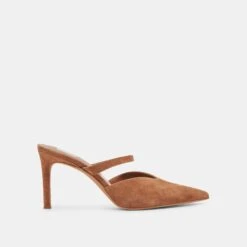 KANIKA HEELS PECAN SUEDE(Kanika Heels Pecan Suede)