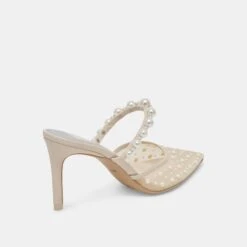 KATIK PEARL HEELS IVORY MESH - Re:vita(Katik Pearl Heels Ivory Mesh Resale) -Dolce Vita Shop DOLCEVITA HEELS KATIKPEARL IVORYMESH 03 42d433dc af65 42a9 9b95 9e91b99d1161
