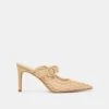 KEEKEE HEELS LT NATURAL WOVEN RAFFIA(Keekee Heels Lt Natural Woven Raffia)