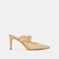 KEEKEE HEELS LT NATURAL WOVEN RAFFIA(Keekee Heels Lt Natural Woven Raffia)