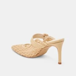 KEEKEE HEELS LT NATURAL WOVEN RAFFIA(Keekee Heels Lt Natural Woven Raffia) -Dolce Vita Shop DOLCEVITA HEELS KEEKEE LTNATURALWOVENRAFFIA 09