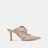 KELSY HEELS TAUPE SUEDE(Kelsy Heels Taupe Suede)