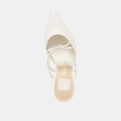 KLAIRE PEARL HEELS TRUE WHITE LEATHER(Klaire Heels True White Leather) 22 KLAIRE PEARL HEELS TRUE WHITE LEATHER(Klaire Heels True White Leather) -Dolce Vita Shop DOLCEVITA HEELS KLAIRE TRUEWHITESATIN 06