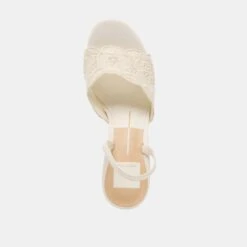 LARRA HEELS WHITE CROCHET(Larra Heels White Crochet) -Dolce Vita Shop DOLCEVITA HEELS LARRA WHITECROCHET 06