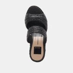 LATOYA HEELS BLACK RAFFIA(Latoya Heels Black Raffia) -Dolce Vita Shop DOLCEVITA HEELS LATOYA BLACKRAFFIA 06