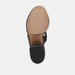 LATOYA HEELS BLACK RAFFIA(Latoya Heels Black Raffia) -Dolce Vita Shop DOLCEVITA HEELS LATOYA BLACKRAFFIA 07