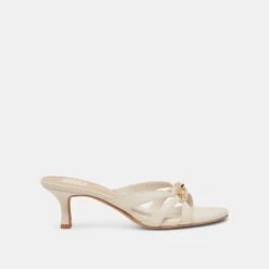 LERAH HEELS BONE LEATHER(Lerah Heels Bone Leather)